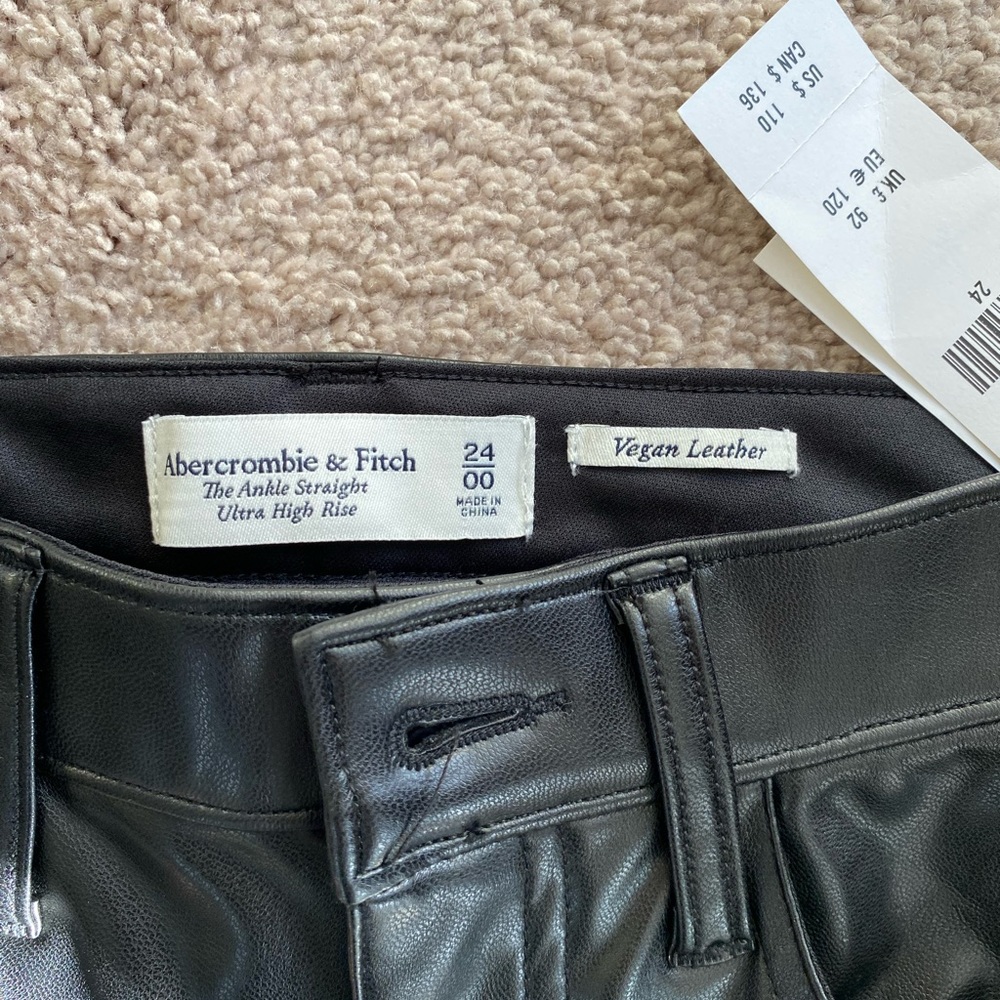 Abercrombie & Fitch Vegan Leather Pants